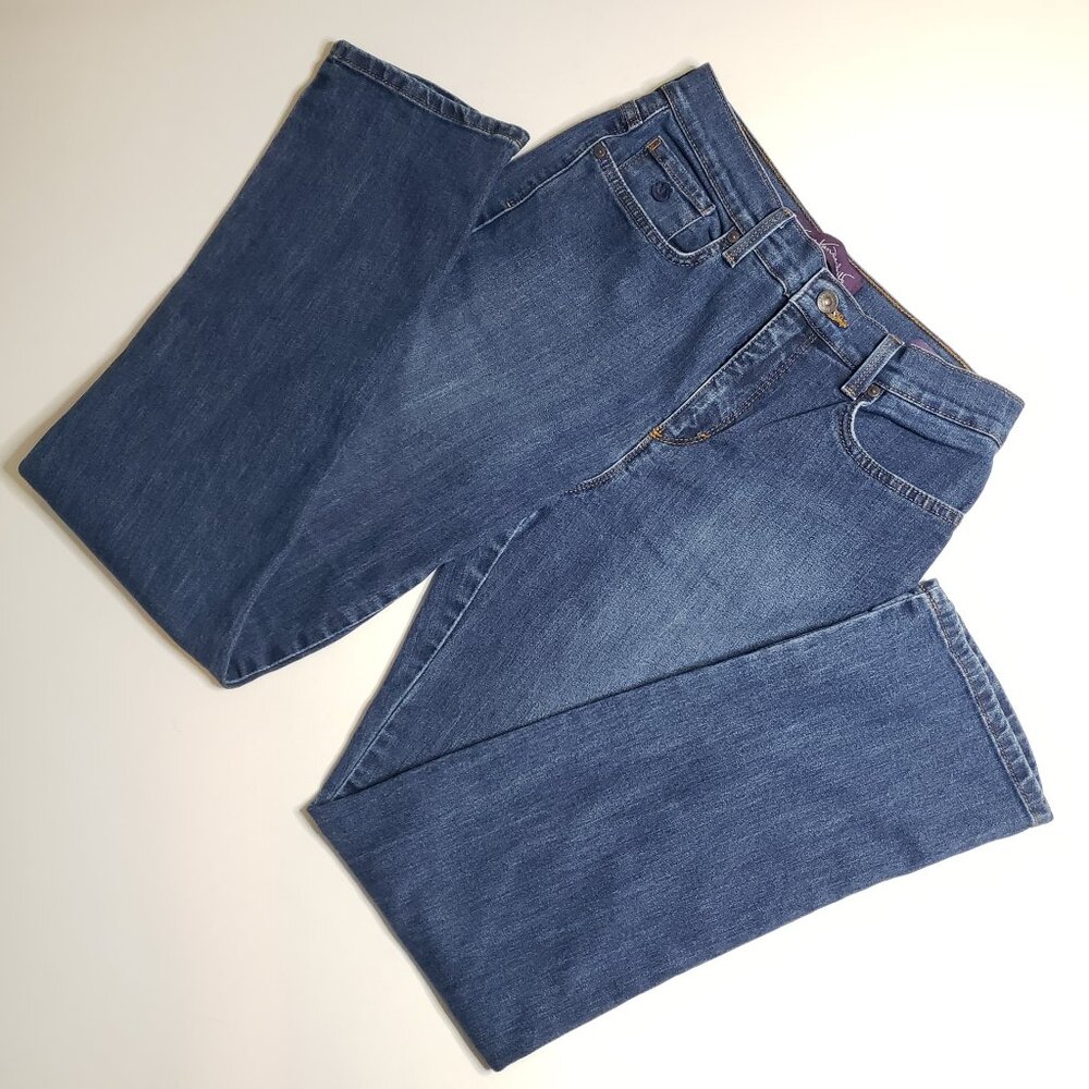 Gloria Vanderbild Amanda Jeans Womens Size 6 Blue Cotton Denim High-rise Stretch